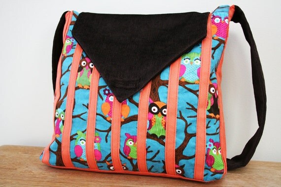 I Know Why the Caged Owl Hoots Messenger Bag