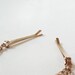 Victorian gold bridal hair pin jewelry