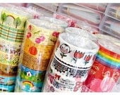5 Roll of 10pcs Kawaii Diy Deco Tapes -  small ,tree, cherry, cat, kitty, rabbit, bear, rainbow, apple,music note