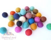 Lolly Bag Small Felt Balls