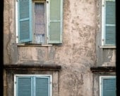 5x5 fine art photograph /// french quarter shutters /// new orleans photo by lesley sico