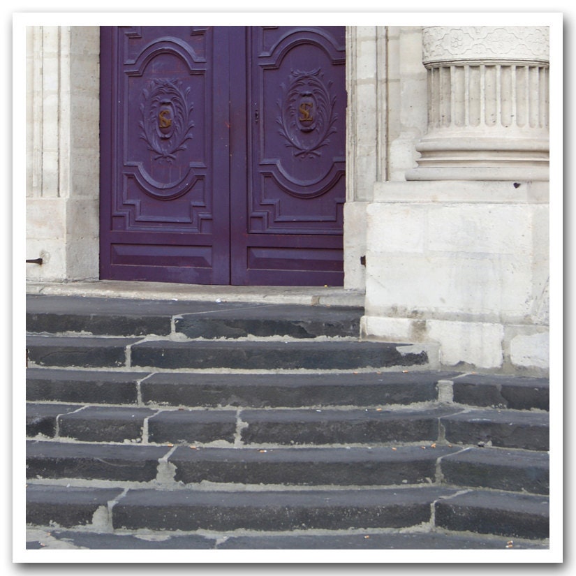 5x5 fine art photograph /// cathedral steps /// paris photo by lesley sico