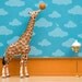giraffe art, basketball, boys room decor - Standing Tall 8 x 10
