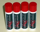 Red Delicious Apple Luscious Lip Tweets - Glossy Vegan Lip Balm