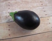 Eggplant Polymer Clay Christmas Ornament Holiday Decoration - Farmers Market Collection - Made to Order