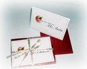 An Apple a Day Personalized Teacher Notecards -- GREAT Gift for Holidays or End of the School Year