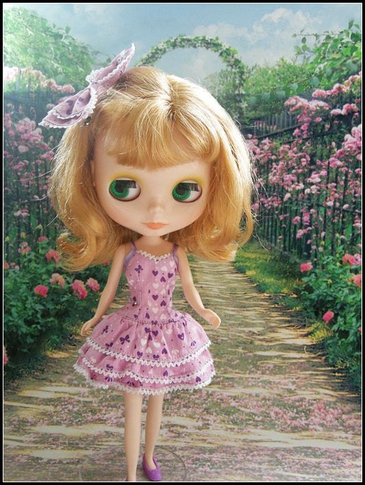Blythe Summer Layered Strap Dress with Hairpin BD2-3