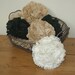 Reserved Listing for L. Johnston Burlap Rosette Pin 4 inch