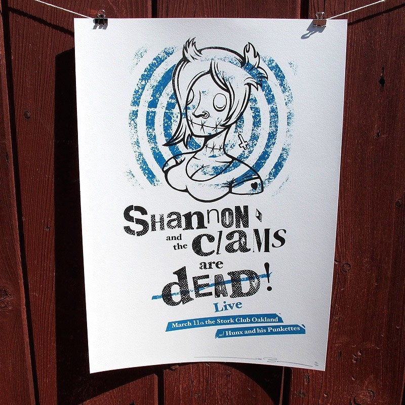 Shannon and the Clams Poster