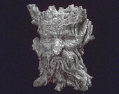 Tree Spirit Greenman Candle Holder Statue Medieval Woodland Fantasy Tea Light Branch Vine Forest Root Bark Man Face Folklore Home Decor