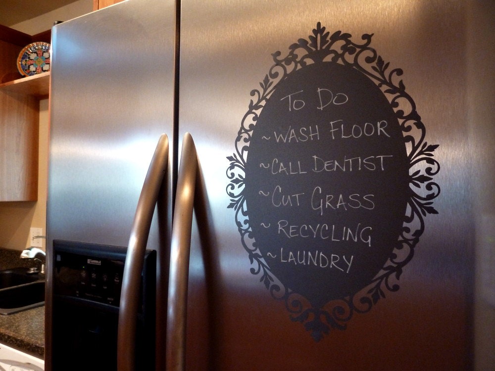 Chalkboard Vinyl Wall Decal - Great for the kitchen, office or anywhere in your home