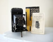 Vintage Kodak Junior Six-20 Camera, Manual and Original Box, 1937-1939