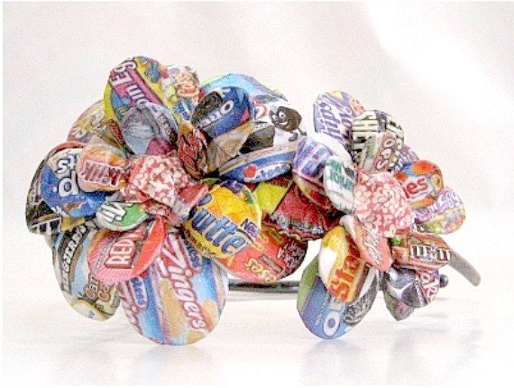 Sweet Tooth Daisies Paper Mache Headband