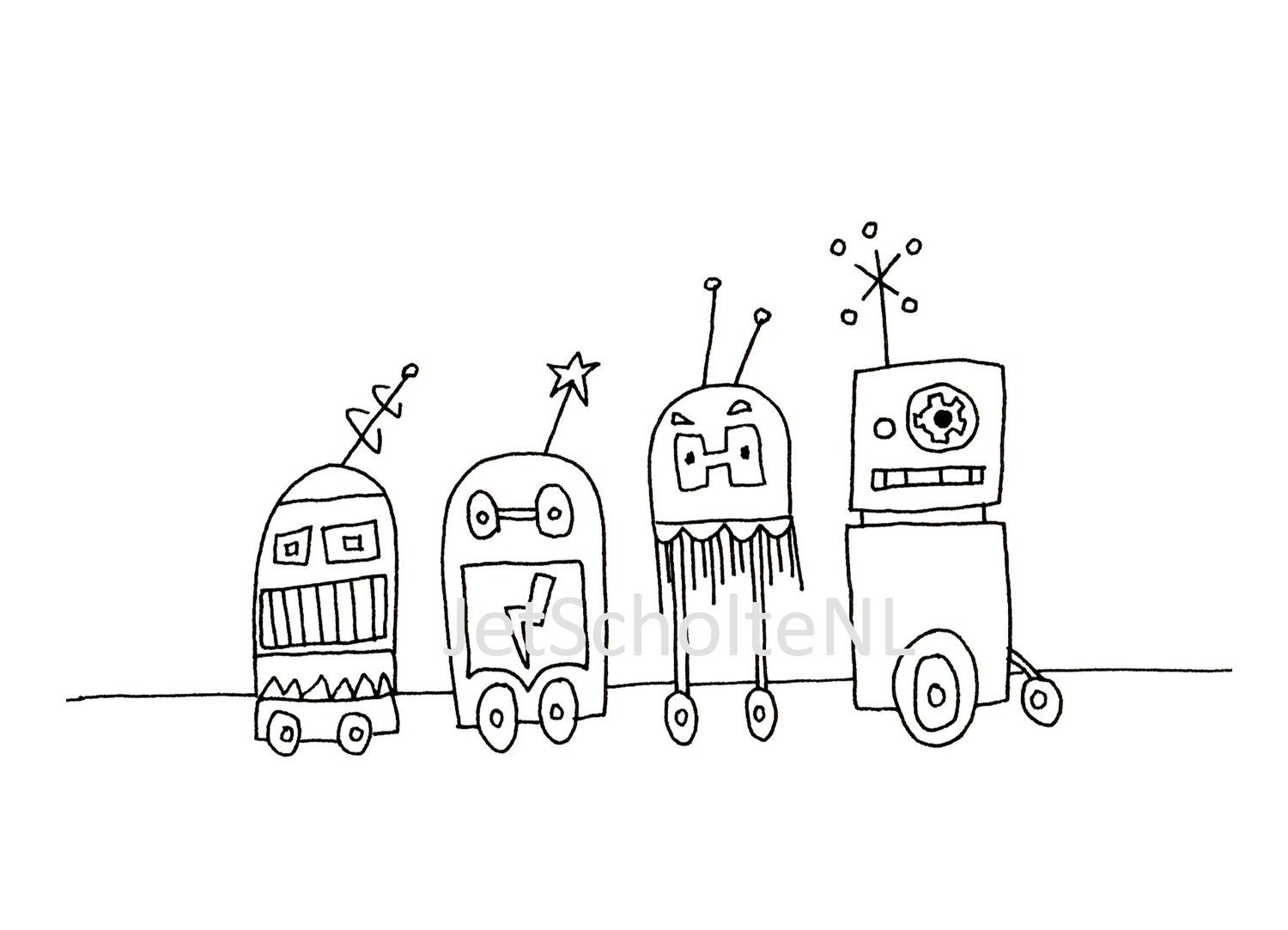 Robots illustration
