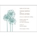 Allium Bunch Wedding Invitation - Quantity 25 with Matching Envelopes
