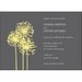 Allium Bunch Wedding Invitation - Quantity 25 with Matching Envelopes