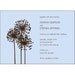 Allium Bunch Wedding Invitation - Quantity 25 with Matching Envelopes