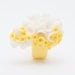 Rings For Women , Aruba Yellow and White Porcelain Ring- Free Gift Wrapping