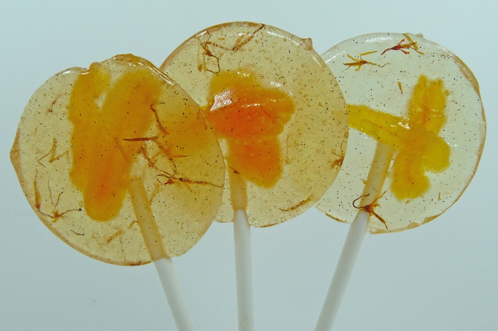 Apricot Saffron Lollipop