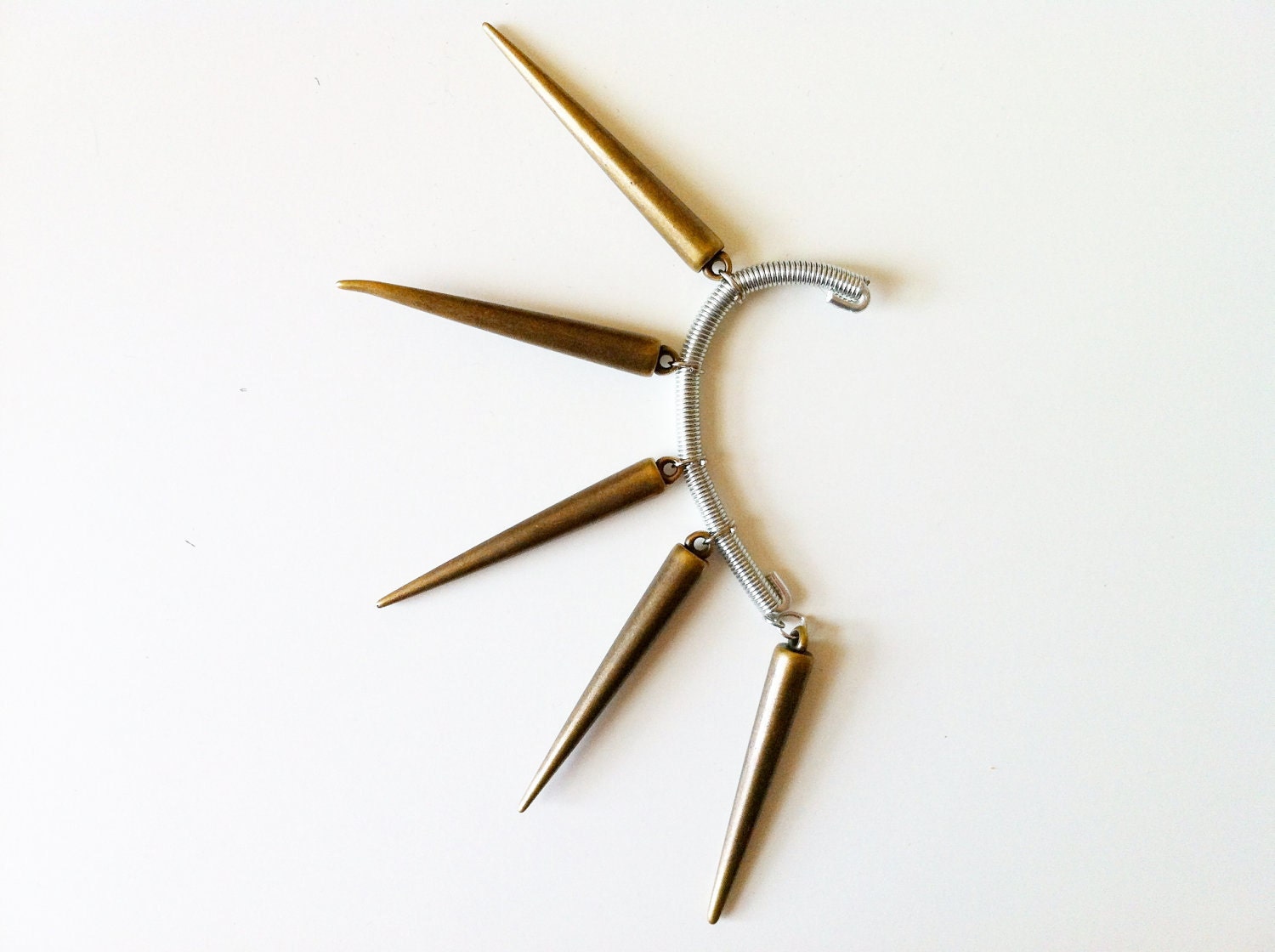 Gold Spiked Ear Cuff