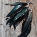 Raven Black Crow Feather Ear Cuff