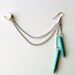 Turquoise Howlite Chain Ear Cuff