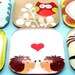 Woodland Critters Magnets - Premium Glass - One Inch Squares