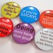 Magnets - Kinda Bitchy - Set of Six One Inch Glass Magnets