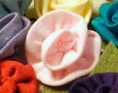 Flower Hair Bobby Pins - Choose Your Colors - Made to Order - Recycled T-Shirt