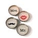 Magnets - Bottle Cap Magnets - The Mr & Mrs