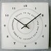 clock 8x8 yogananda quote.  MADE TO ORDER
