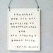 plaque kittie frantz quote.  MADE TO ORDER