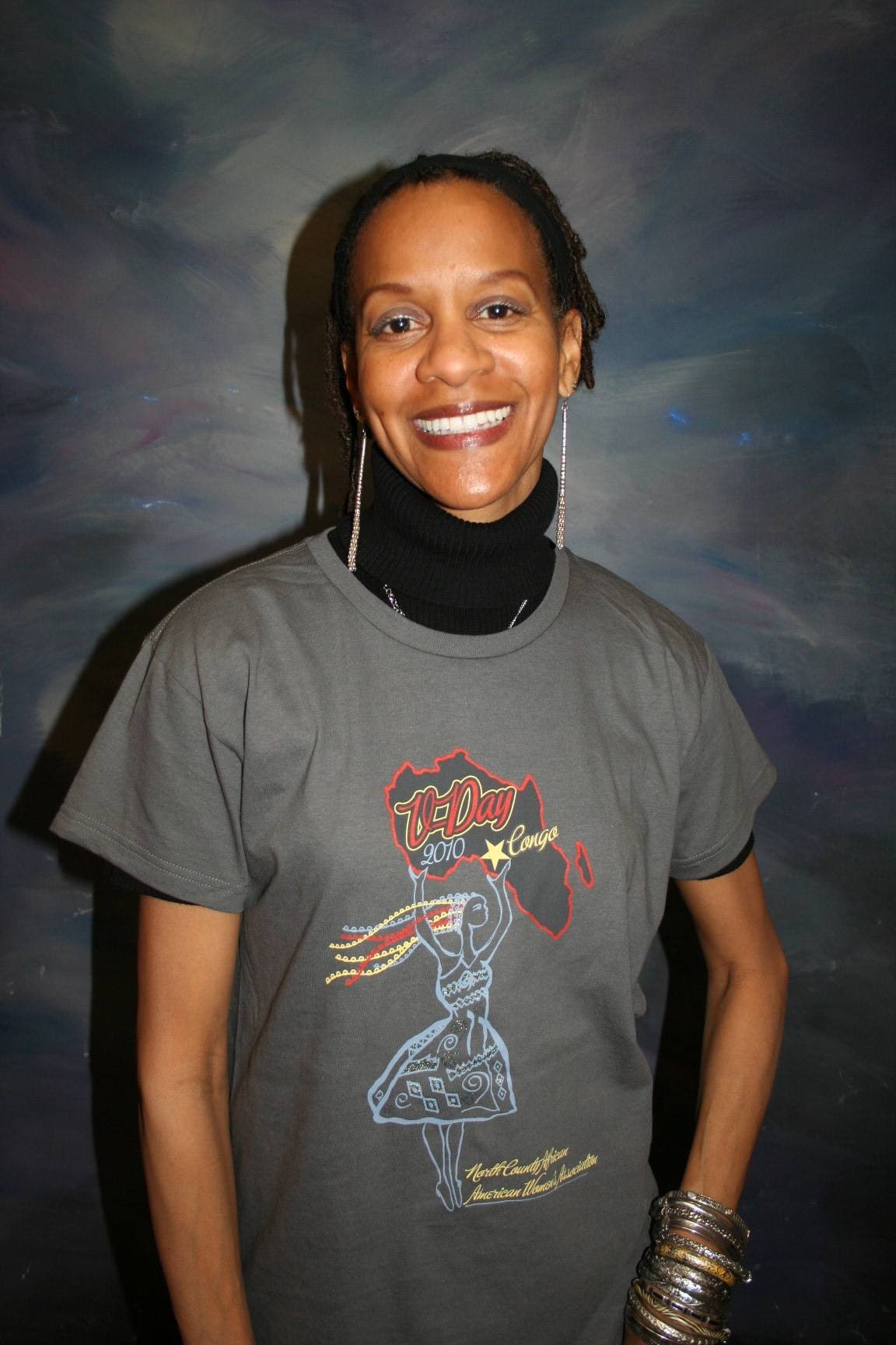 Vday 2010 Charity Artistic Organic Tshirt for North County African American Women's Association