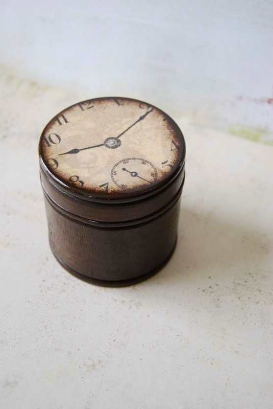 Daylight Savings Time Wood Clock Box