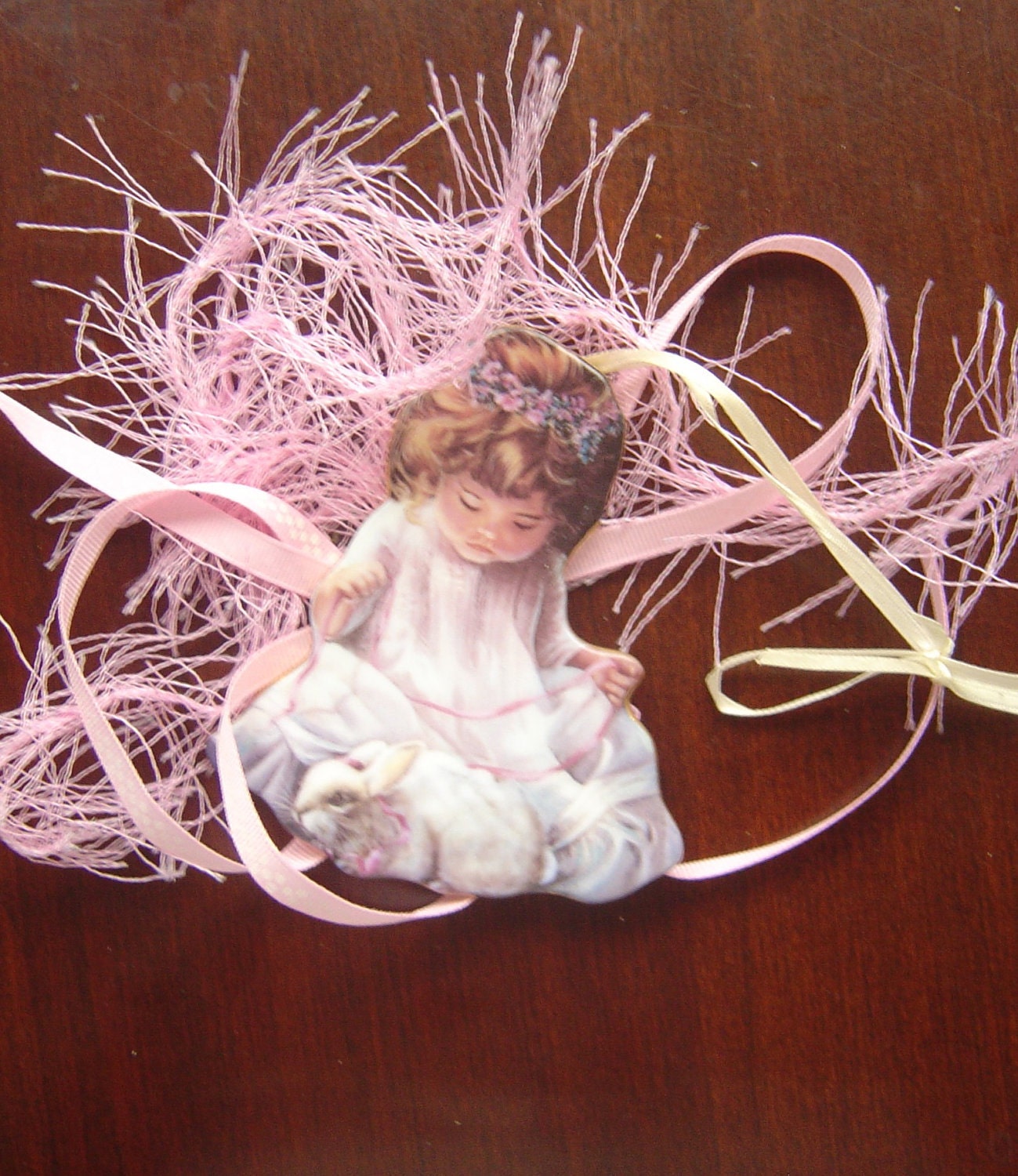 Sweetest Little Porcelain Easter or Anytime Collectible Ornament - Numbered Bradford Editions