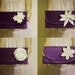 Wedding clutches Dupioni silk bridesmaids clutches Personalized floral purses