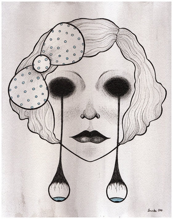 LAST ONE -- hey blue eyes  -- 8x10 print