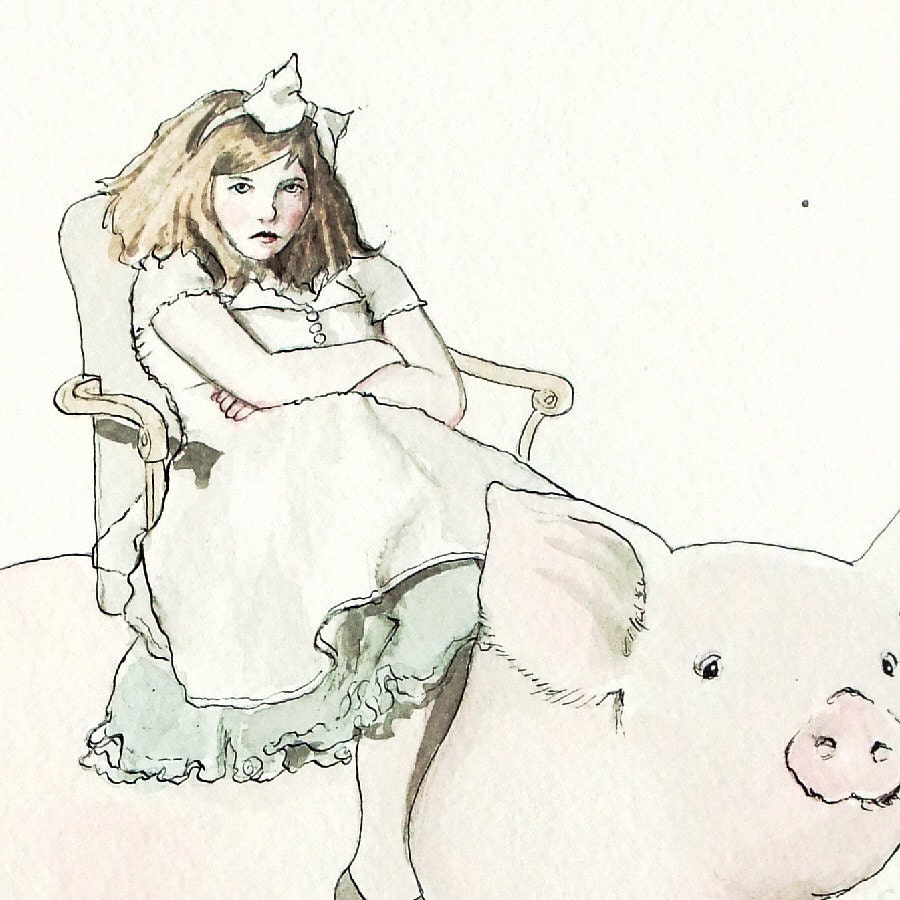 Piggyback Ride -- signed (8x10) Art Print