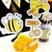 Honey Bee Printable Party Supplies and Fill-In Party Invite - Honey Bee Party Collection