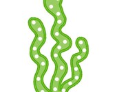 Boutique Machine applique embroidery SEAWEED (mermaid)