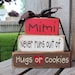 Personalized Wood Stacker Block Set Grandma Nana Mimi birthday Christmas Home decor Mothers Day family primitive