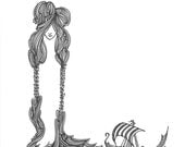 Nordic Braids - print