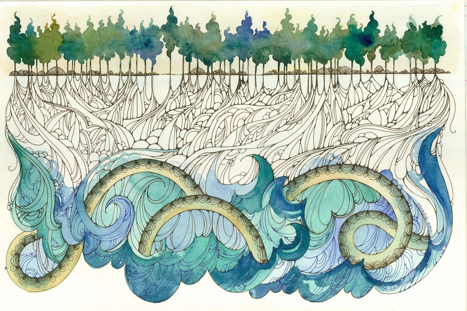 Leviathan's Roots - print