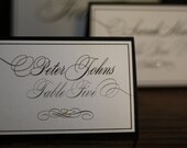 CUSTOM elegant black/white wedding paperwork