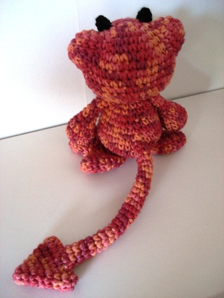 Amigurumi Pattern Little fire demon PDF