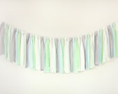 4.5' Seafoam Ribbon Garland
