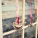 Newsprint Small Bird Ornament