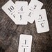 Table Number Cards (1-10)