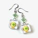 Yellow Flower Earrings, Cute Earrings, SALE