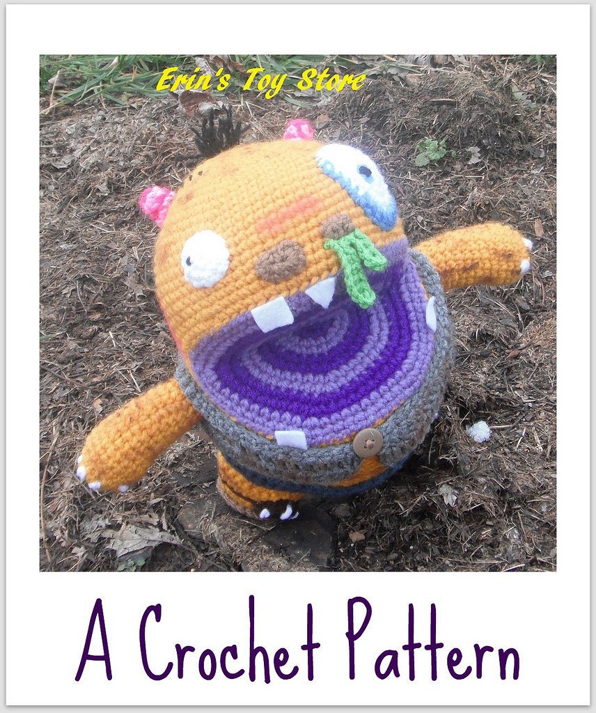 Morris the Monster A Crochet Pattern by Erin Scull